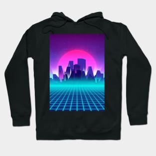 Outrun background Hoodie